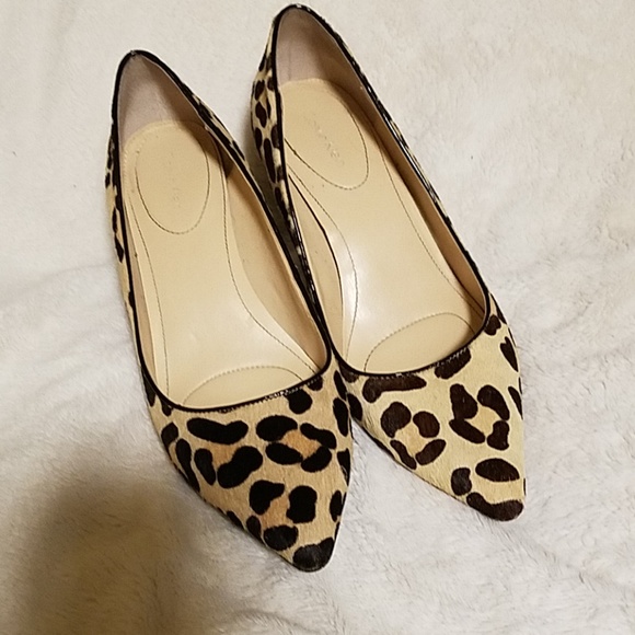 calvin klein leopard heels